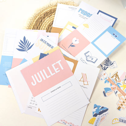 Collection de papiers - Destination soleil