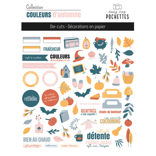 Die-cuts - Couleurs d'automne