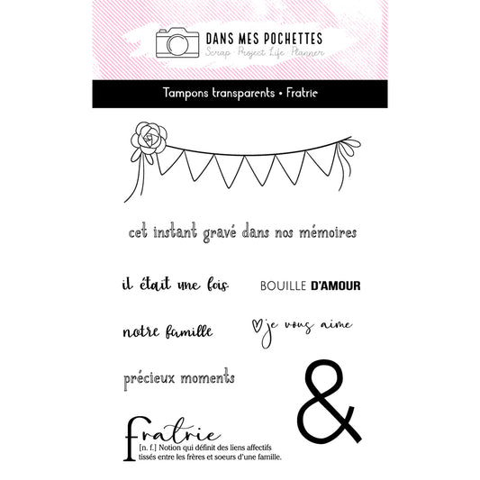 Tampons transparents - Fratrie