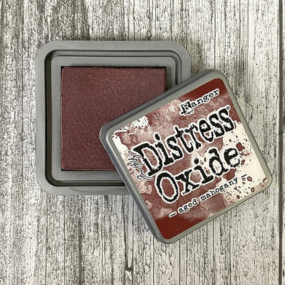 Encre Distress Oxide - Aged mahogany