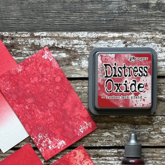 Encre Distress Oxide - Lumberjack Plaid