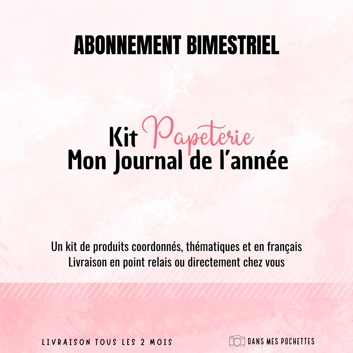 Abonnement Kit Mon Journal de l'année - Version Papeterie