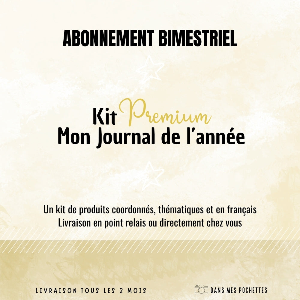 Abonnement Kit Mon Journal de l'année - Version Premium