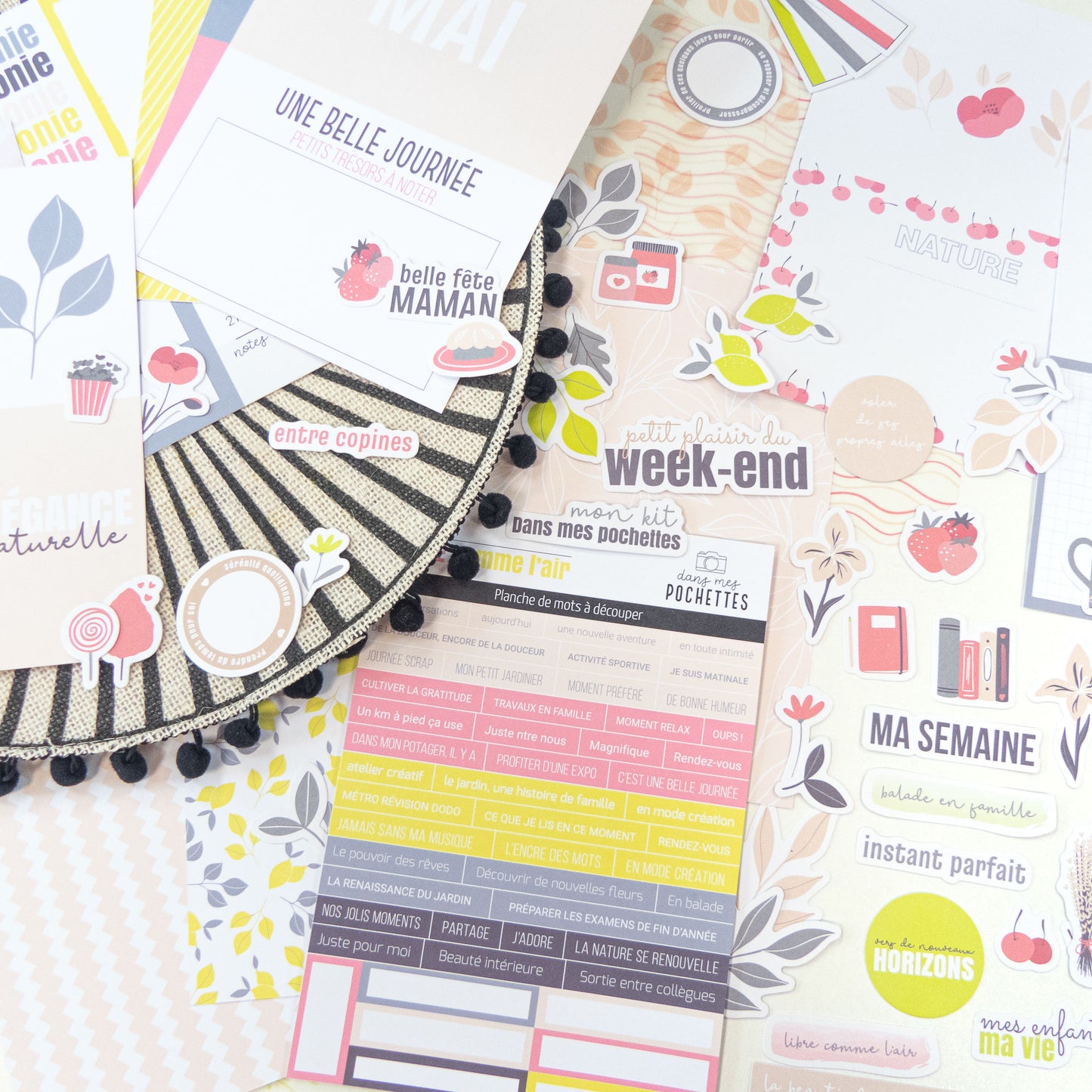 Kit Scrapbooking - Libre comme l'air